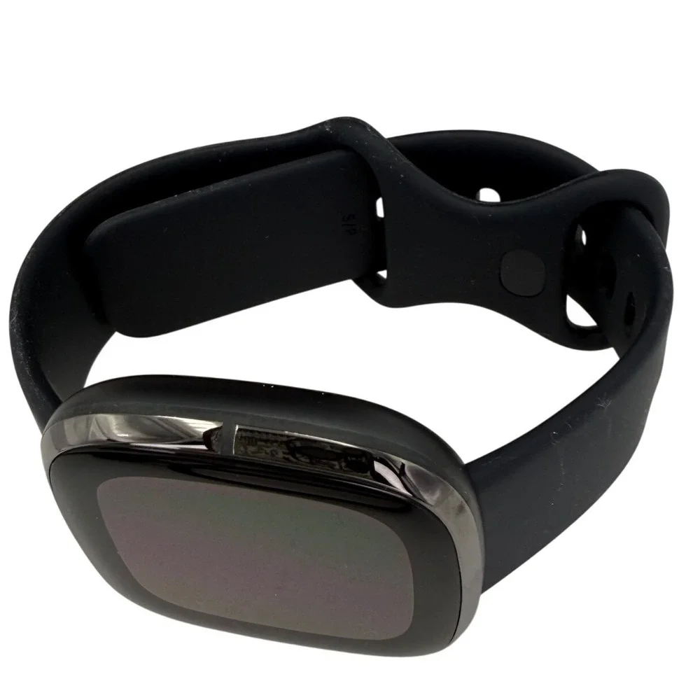 Fitbit Sense Smartwatch Carbon Graphite Stainless Steel FB512 Smart Watch Black